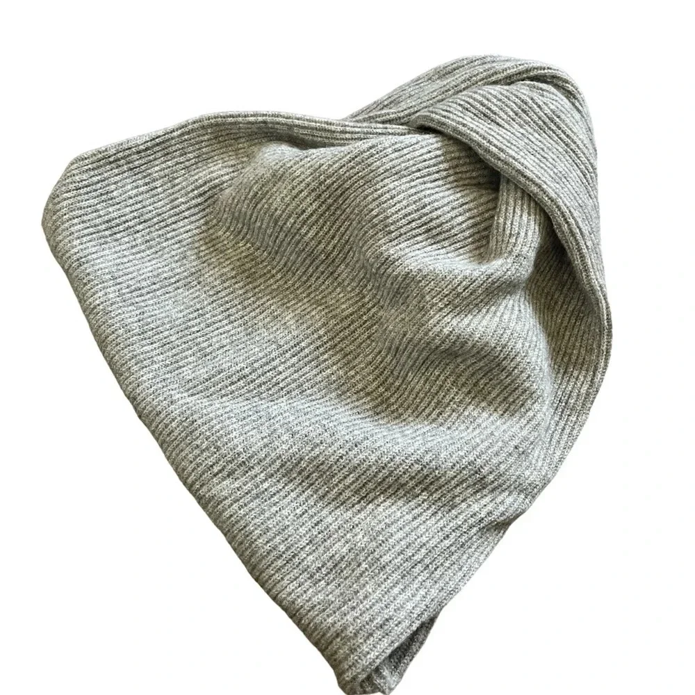 J.Crew 100% cashmere infinity scarf in gray